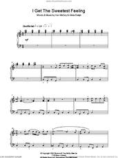 Cover icon of I Get The Sweetest Feeling, (intermediate) sheet music for piano solo by Jackie Wilson, Alicia Evelyn and Van McCoy, intermediate skill level
