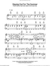 Cover icon of Staying Out For The Summer sheet music for voice, piano or guitar by Dodgy, intermediate skill level