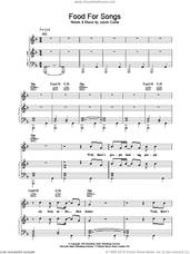 Cover icon of Food For Songs sheet music for voice, piano or guitar by Del Amitri, intermediate skill level