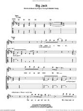 Cover icon of Big Jack sheet music for guitar (tablature) by AC/DC, Angus Young and Malcolm Young, intermediate skill level