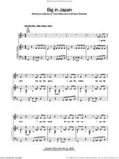 Cover icon of Big in Japan sheet music for voice, piano or guitar by Tom Waits, intermediate skill level
