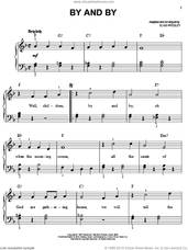 Cover icon of By And By sheet music for piano solo by Elvis Presley, easy skill level