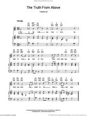 Cover icon of The Truth From Above sheet music for voice, piano or guitar, intermediate skill level