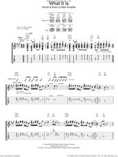 Cover icon of What It Is sheet music for guitar (tablature) by Mark Knopfler, intermediate skill level