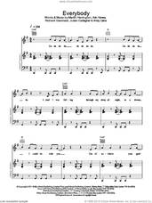 Cover icon of Everybody sheet music for voice, piano or guitar by Hear'Say, intermediate skill level