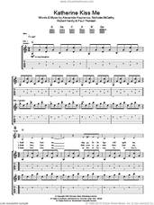 Cover icon of Katherine Kiss Me sheet music for guitar (tablature) by Franz Ferdinand, Alexander Kapranos, Nicholas McCarthy, Paul Thomson and Robert Hardy, intermediate skill level