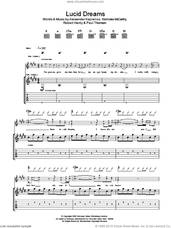 Cover icon of Lucid Dreams sheet music for guitar (tablature) by Franz Ferdinand, Alexander Kapranos, Nicholas McCarthy, Paul Thomson and Robert Hardy, intermediate skill level