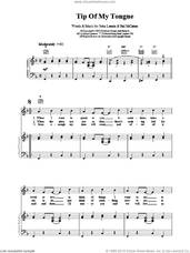Cover icon of Tip Of My Tongue sheet music for voice, piano or guitar by Tommy Quickly, The Beatles, John Lennon and Paul McCartney, intermediate skill level