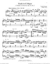Cover icon of Etude in G Major sheet music for piano solo by Louise Dumont Farrenc and Immanuela Gruenberg, classical score, intermediate skill level