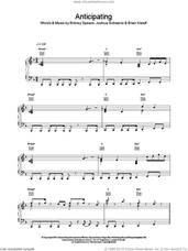 Cover icon of Anticipating sheet music for voice, piano or guitar by Britney Spears, intermediate skill level