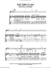 Cover icon of Ever Fallen In Love sheet music for guitar (tablature) by The Buzzcocks, intermediate skill level