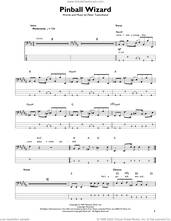 Cover icon of Pinball Wizard sheet music for bass solo by The Who and Pete Townshend, intermediate skill level