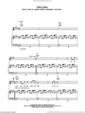 Cover icon of Hercules sheet music for voice, piano or guitar by Mercury Rev, intermediate skill level