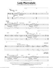 Cover icon of Lady Marmalade sheet music for bass solo by Kenny Nolan, Patti LaBelle and Robert Crew, intermediate skill level