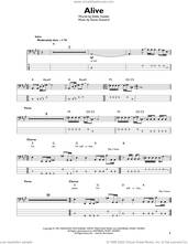 Cover icon of Alive sheet music for bass solo by Pearl Jam, Eddie Vedder and Stone Gossard, intermediate skill level