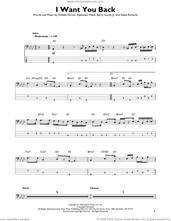 Cover icon of I Want You Back sheet music for bass solo by The Jackson 5, Alphonso Mizell, Berry Gordy Jr., Deke Richards and Frederick Perren, intermediate skill level