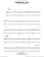 Cover icon of I Walk The Line sheet music for bass solo by Johnny Cash, intermediate skill level