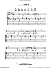 Cover icon of Lonestar sheet music for guitar (tablature) by Norah Jones, intermediate skill level
