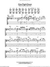 Cover icon of One Flight Down sheet music for guitar (tablature) by Norah Jones, intermediate skill level