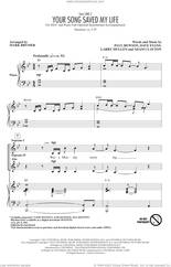Cover icon of Your Song Saved My Life (from Sing 2) (arr. Mark Brymer) sheet music for choir (SSA: soprano, alto) by U2, Mark Brymer, Adam Clayton, Bono, Dave Evans, Larry Mullen and Paul Hewson, intermediate skill level