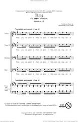 Cover icon of Time sheet music for choir (TTBB: tenor, bass) by Jennifer Lucy Cook, intermediate skill level