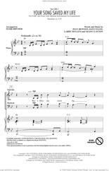 Cover icon of Your Song Saved My Life (from Sing 2) (arr. Mark Brymer) sheet music for choir (SAB: soprano, alto, bass) by U2, Mark Brymer, Adam Clayton, Bono, Dave Evans, Larry Mullen and Paul Hewson, intermediate skill level