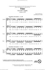 Cover icon of Time sheet music for choir (SATB: soprano, alto, tenor, bass) by Jennifer Lucy Cook, intermediate skill level