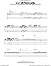 Cover icon of Cult Of Personality sheet music for bass solo by Living Colour, Corey Glover, Manuel Skillings, Vernon Reid and Will Calhoun, intermediate skill level