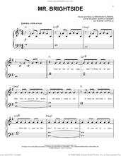Cover icon of Mr. Brightside sheet music for piano solo by The Killers, Brandon Flowers, Dave Keuning, Mark Stoermer and Ronnie Vannucci, beginner skill level