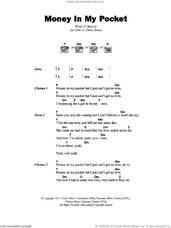 Cover icon of Money In My Pocket sheet music for guitar (chords) by Dennis Brown and Joe Gibbs, intermediate skill level