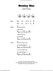 Cover icon of Monkey Man sheet music for guitar (chords) by Toots & The Maytals and Frederick 