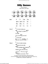 Cover icon of Silly Games sheet music for guitar (chords) by Janet Kay, Dennis Bovell and John Myatt, intermediate skill level