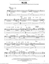 Cover icon of N.I.B. sheet music for bass solo by Black Sabbath, Frank Iommi, John Osbourne, Terence Butler and William Ward, intermediate skill level