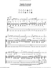 Cover icon of Highly Evolved sheet music for guitar (tablature) by The Vines, intermediate skill level