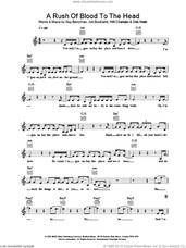 Cover icon of A Rush Of Blood To The Head sheet music for voice and other instruments (fake book) by Coldplay, intermediate skill level