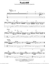 Cover icon of Funk #49 sheet music for bass solo by The James Gang, Dale Peters, James Fox and Joe Walsh, intermediate skill level