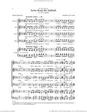 Cover icon of Some Keep The Sabbath sheet music for choir (SATB: soprano, alto, tenor, bass) by Jennifer Lucy Cook and Emily Dickinson, intermediate skill level