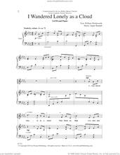 Cover icon of I Wandered Lonely as a Cloud sheet music for choir (SATB: soprano, alto, tenor, bass) by Jasper Randall and William Wordsworth, intermediate skill level