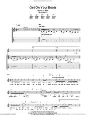Cover icon of Get On Your Boots sheet music for guitar (tablature) by U2 and Bono, intermediate skill level