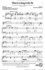 Cover icon of There Is A Song In The Air sheet music for choir (SATB: soprano, alto, tenor, bass) by Heather Sorenson and Josiah G. Holland, Heather Sorenson and Josiah G. Holland, intermediate skill level