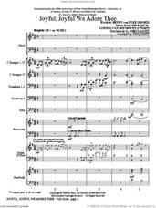 Cover icon of Joyful, Joyful, We Adore Thee (COMPLETE) sheet music for orchestra/band (Instrumental Accompaniment) by John Leavitt, intermediate skill level