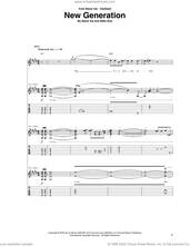 Cover icon of New Generation sheet music for guitar (tablature) by Steve Vai and Nikki Sixx, intermediate skill level