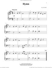 Cover icon of Hymn sheet music for piano solo by Liz Story, beginner skill level