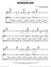 Cover icon of Borderline sheet music for voice, piano or guitar by Ed Sheeran and Aaron Dessner, intermediate skill level