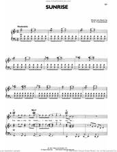 Cover icon of Sunrise sheet music for voice, piano or guitar by The Who and Pete Townshend, intermediate skill level