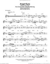 Cover icon of Angel Eyes sheet music for alto saxophone (transcription) by Sonny Criss, Earl Brent and Matt Dennis, intermediate skill level