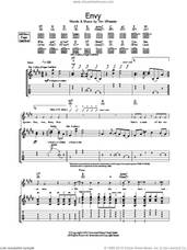 Cover icon of Envy sheet music for guitar (tablature) by Tim Wheeler, intermediate skill level