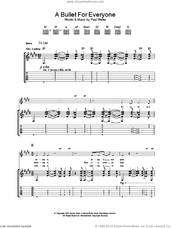 Cover icon of A Bullet For Everyone sheet music for guitar (tablature) by Paul Weller, intermediate skill level