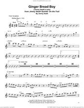 Cover icon of Ginger Bread Boy sheet music for tenor saxophone solo (transcription) by Jimmy Heath, intermediate tenor saxophone (transcription)