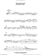 Cover icon of Spring (At Last) sheet music for voice and other instruments (fake book) by Paul Weller, intermediate skill level